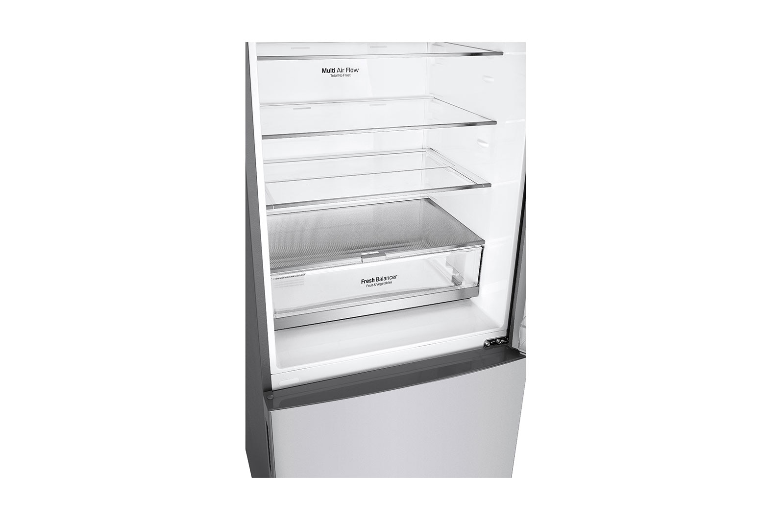LG 15.9 Cu. Ft. Bottom Freezer Refrigerator with Fresh Balancer™, GR-B529NLCM