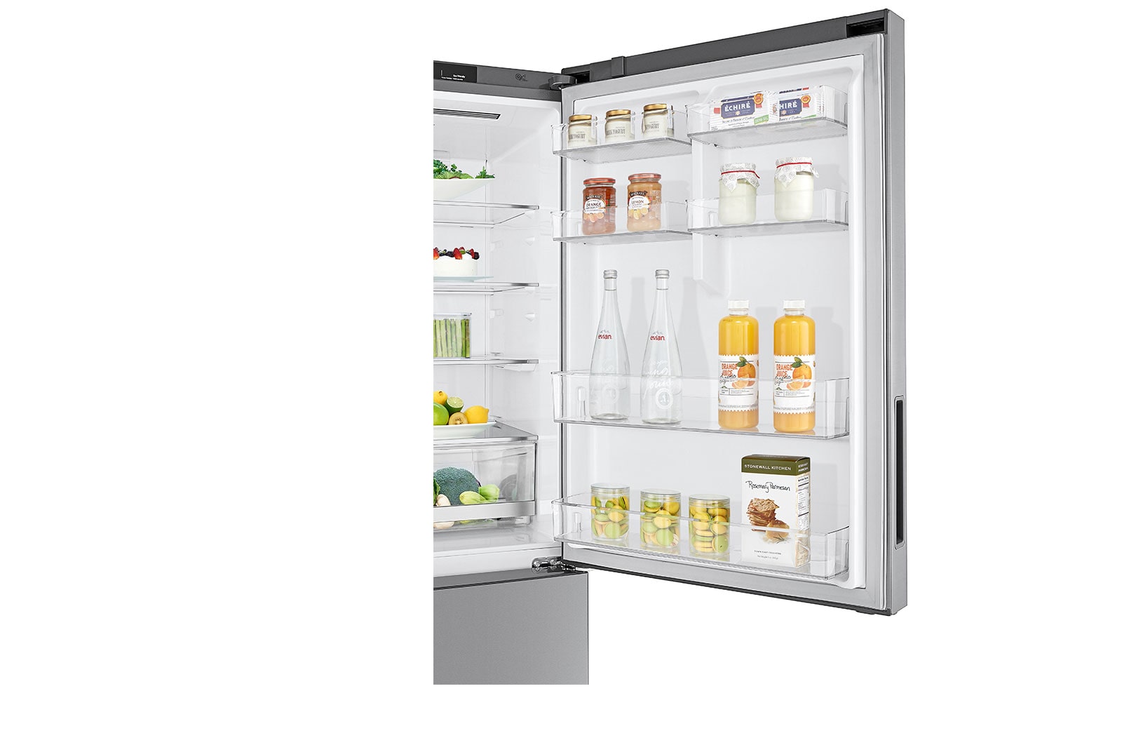 LG 15.9 Cu. Ft. Bottom Freezer Refrigerator with Fresh Balancer™, GR-B529NLCM