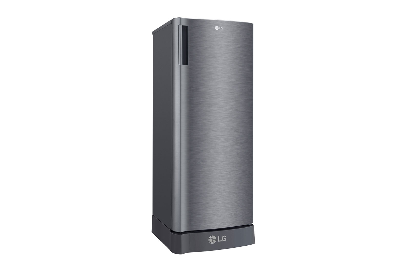 LG 6 Cu. Ft. 1-Door Refrigerator with Smart Inverter Compressor in Platinum Silver, GR-C201SLZB