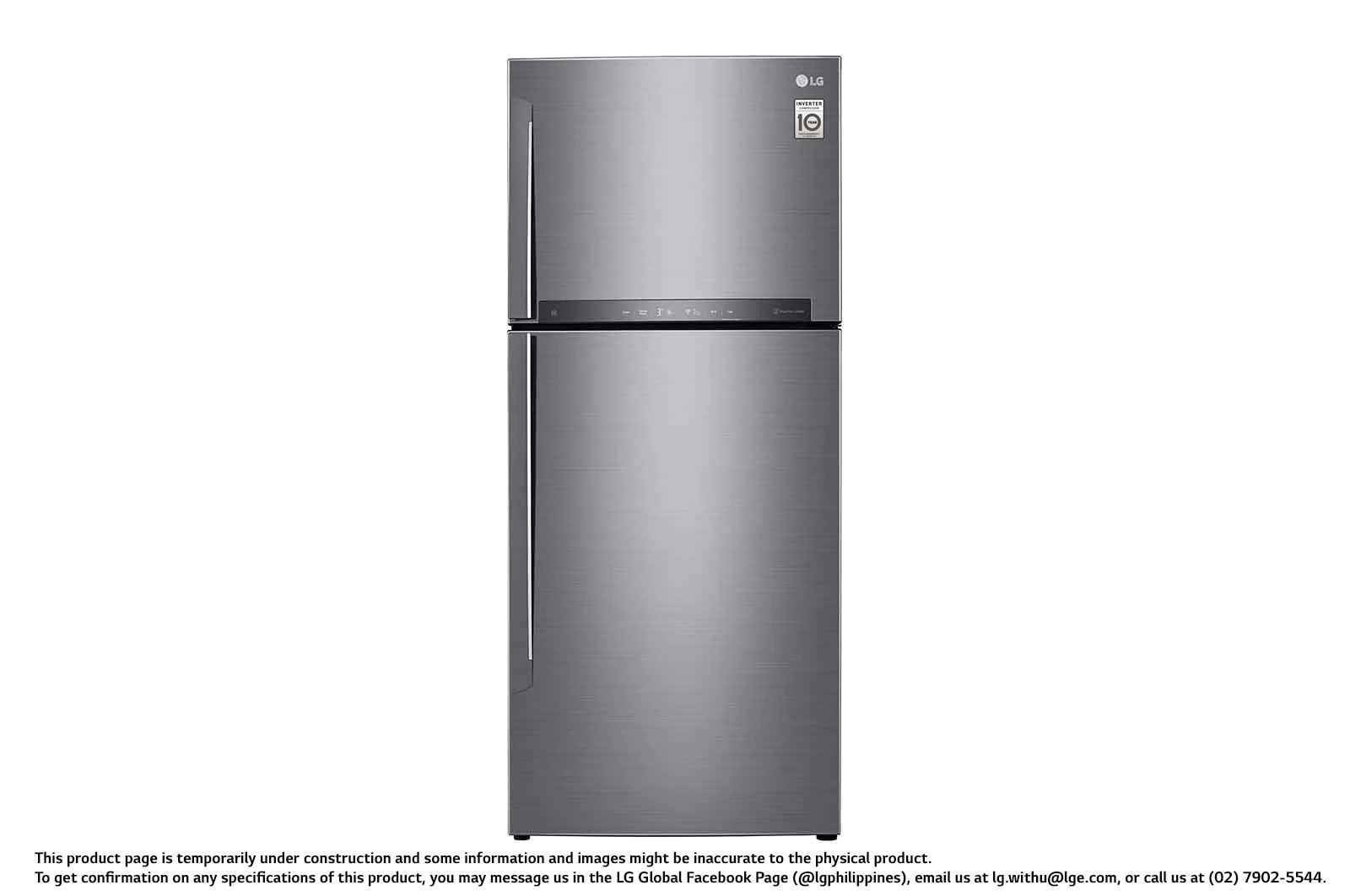 LG 15.4 cu.ft Two Door Top Freezer Refrigerator, GR-H432HLHN