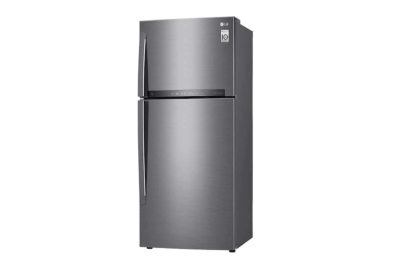 LG 15.4 cu.ft Two Door Top Freezer Refrigerator, GR-H432HLHN