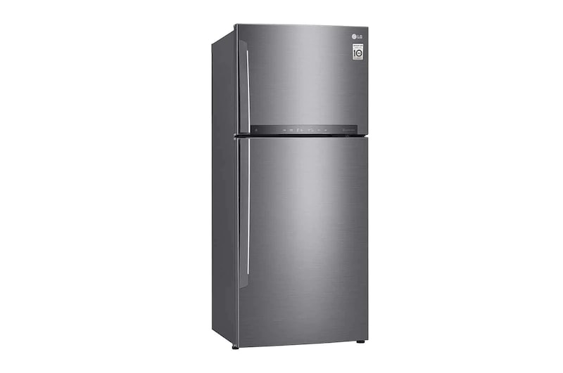 LG 15.4 cu.ft Two Door Top Freezer Refrigerator, GR-H432HLHN