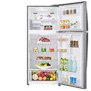 LG 15.4 cu.ft Two Door Top Freezer Refrigerator, GR-H432HLHN