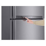 LG 15.4 cu.ft Two Door Top Freezer Refrigerator, GR-H432HLHN