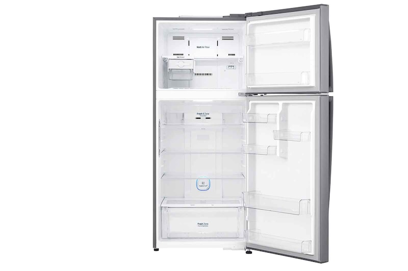 LG 15.4 cu.ft Two Door Top Freezer Refrigerator, GR-H432HLHN