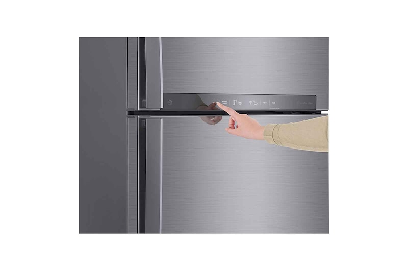 LG 15.4 cu.ft Two Door Top Freezer Refrigerator, GR-H432HLHN
