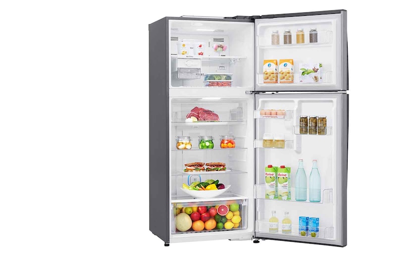 LG 15.4 cu.ft Two Door Top Freezer Refrigerator, GR-H432HLHN