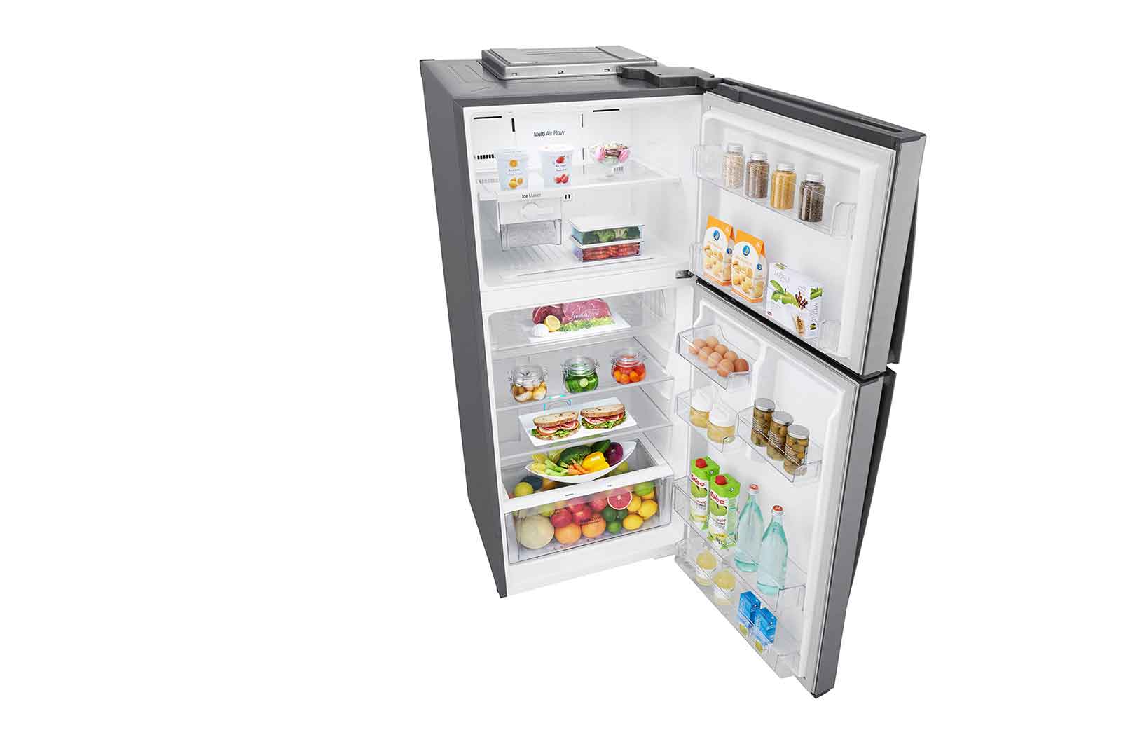 LG 15.4 cu.ft Two Door Top Freezer Refrigerator, GR-H432HLHN