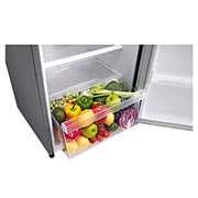 LG 7 cu. ft 1-Door Refrigerator, Smart Inverter Compressor, 10 Year Warranty on Compressor, 2 Year Warranty on Parts and Service, Pocket Handle, Tempered Glass Shelves, GR-Y331SLZB