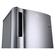 LG 7 cu. ft 1-Door Refrigerator, Smart Inverter Compressor, 10 Year Warranty on Compressor, 2 Year Warranty on Parts and Service, Pocket Handle, Tempered Glass Shelves, GR-Y331SLZB