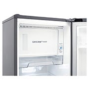 LG 7 cu. ft 1-Door Refrigerator, Smart Inverter Compressor, 10 Year Warranty on Compressor, 2 Year Warranty on Parts and Service, Pocket Handle, Tempered Glass Shelves, GR-Y331SLZB