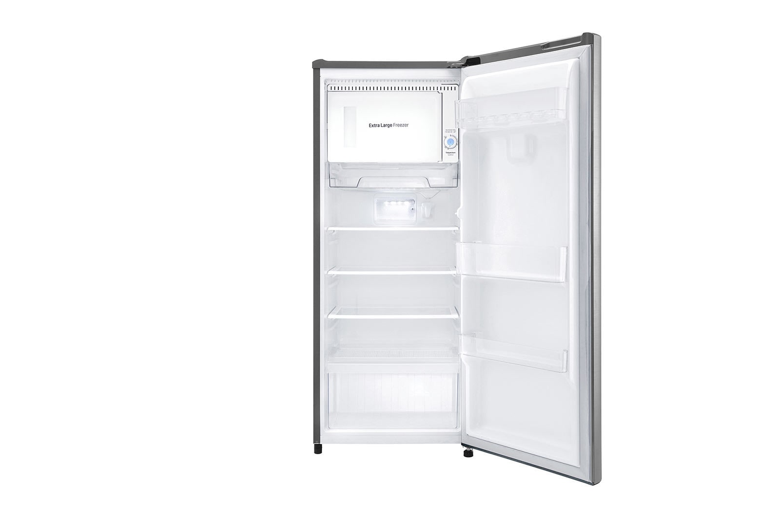 LG 7 cu. ft 1-Door Refrigerator, Smart Inverter Compressor, 10 Year Warranty on Compressor, 2 Year Warranty on Parts and Service, Pocket Handle, Tempered Glass Shelves, GR-Y331SLZB