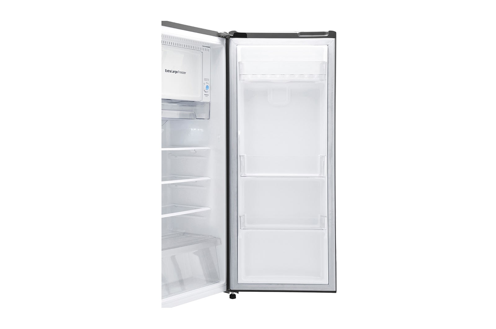 LG 7 cu. ft 1-Door Refrigerator, Smart Inverter Compressor, 10 Year Warranty on Compressor, 2 Year Warranty on Parts and Service, Pocket Handle, Tempered Glass Shelves, GR-Y331SLZB