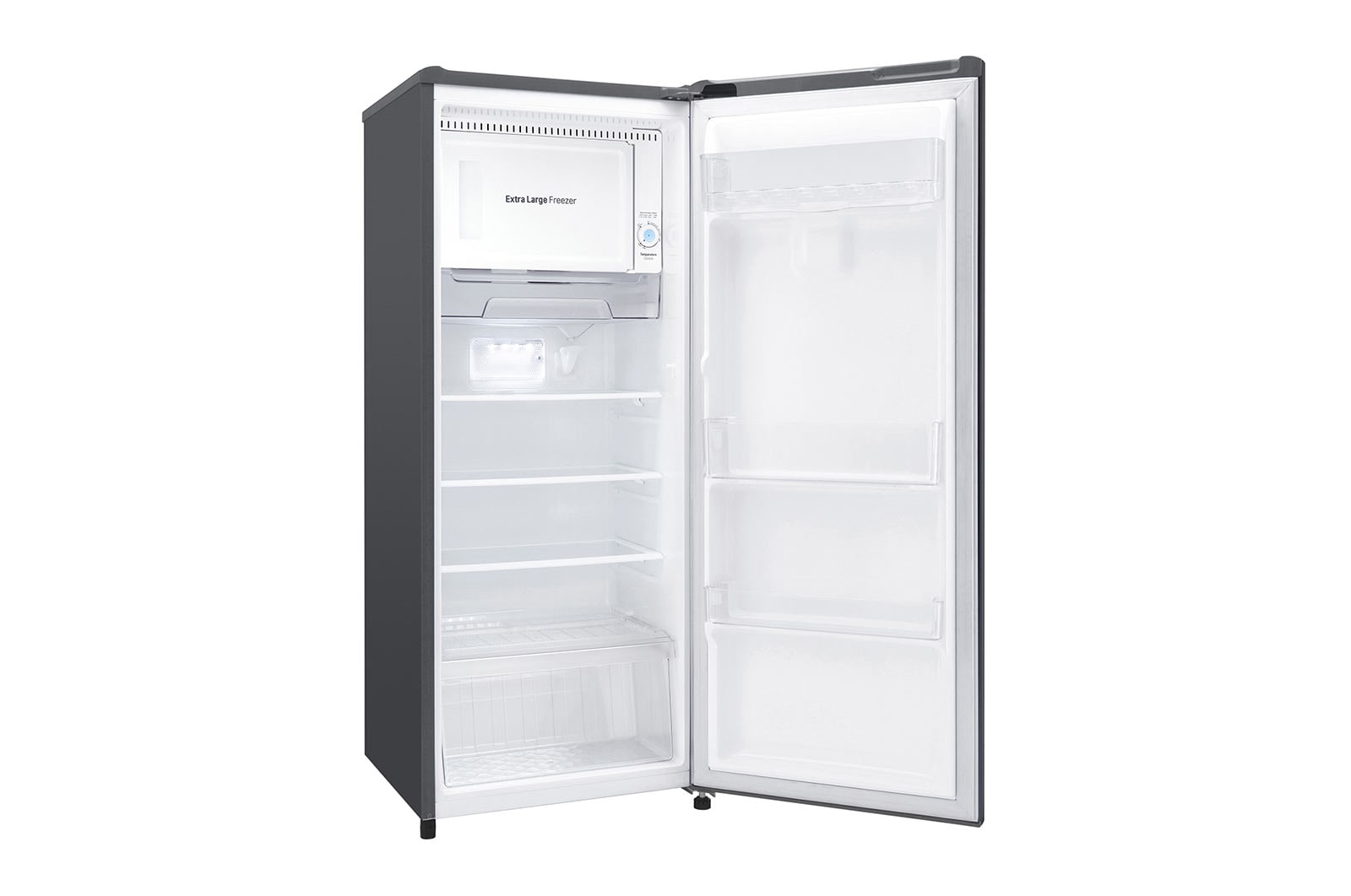 LG 7 cu. ft 1-Door Refrigerator, Smart Inverter Compressor, 10 Year Warranty on Compressor, 2 Year Warranty on Parts and Service, Pocket Handle, Tempered Glass Shelves, GR-Y331SLZB