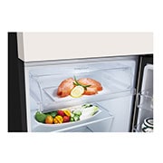 LG 12.7 Cu. Ft. Objet Collection Top Freezer Refrigerator in Beige, RJT-B127BG