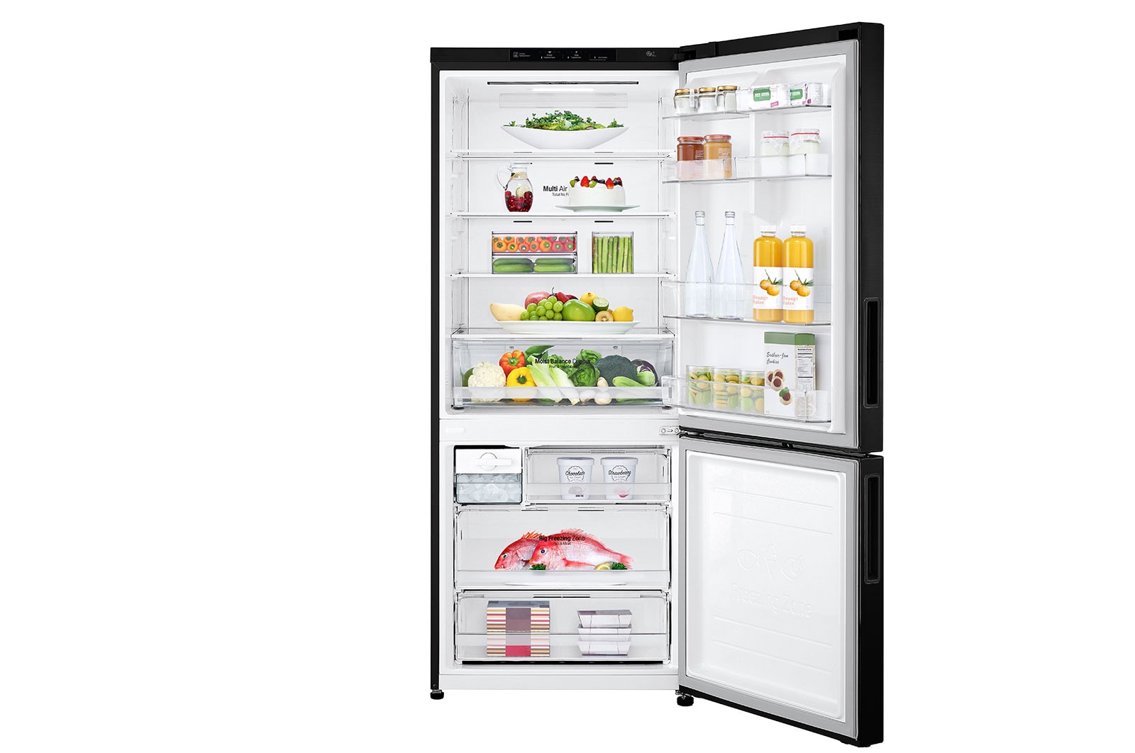 LG 15.9 Cu. Ft. Bottom Freezer Refrigerator with Big Freezing Zone, RUB-B160MC