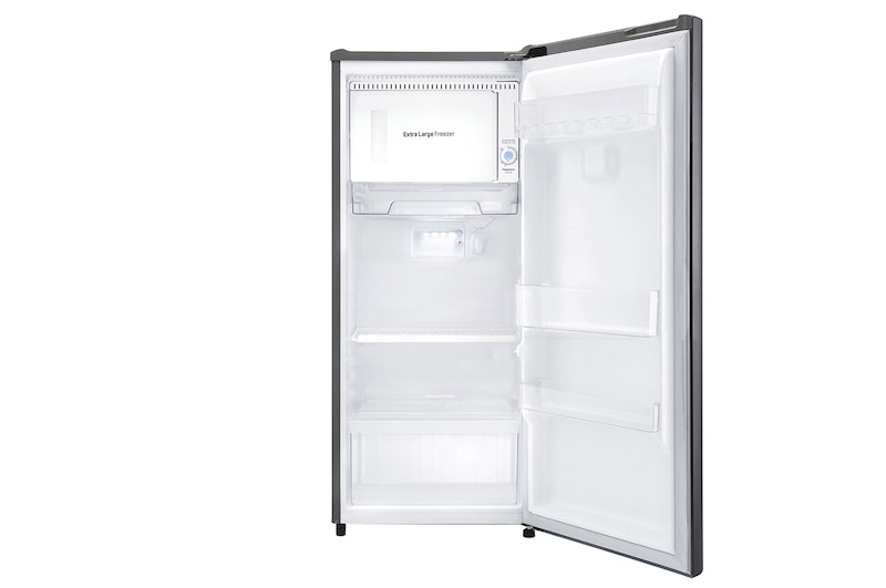 LG 6 cu. ft 1-Door Refrigerator, non-inverter compressor, 10 Year Warranty on Compressor, 2 Year Warranty on Parts and Service, Pocket Handle, RUO-B060DG