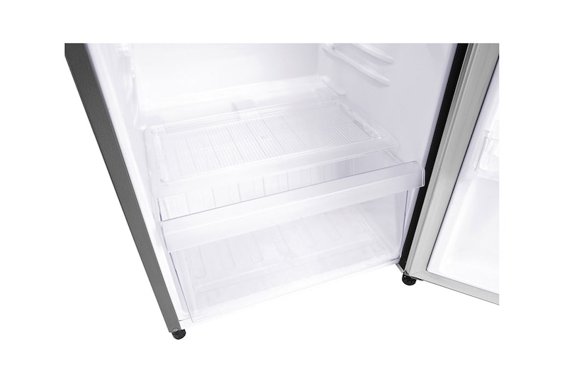 LG 6 cu. ft 1-Door Refrigerator, non-inverter compressor, 10 Year Warranty on Compressor, 2 Year Warranty on Parts and Service, Pocket Handle, RUO-B060DG