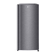 LG 6 cu. ft 1-Door Refrigerator, non-inverter compressor, 10 Year Warranty on Compressor, 2 Year Warranty on Parts and Service, Pocket Handle, RUO-B060DG