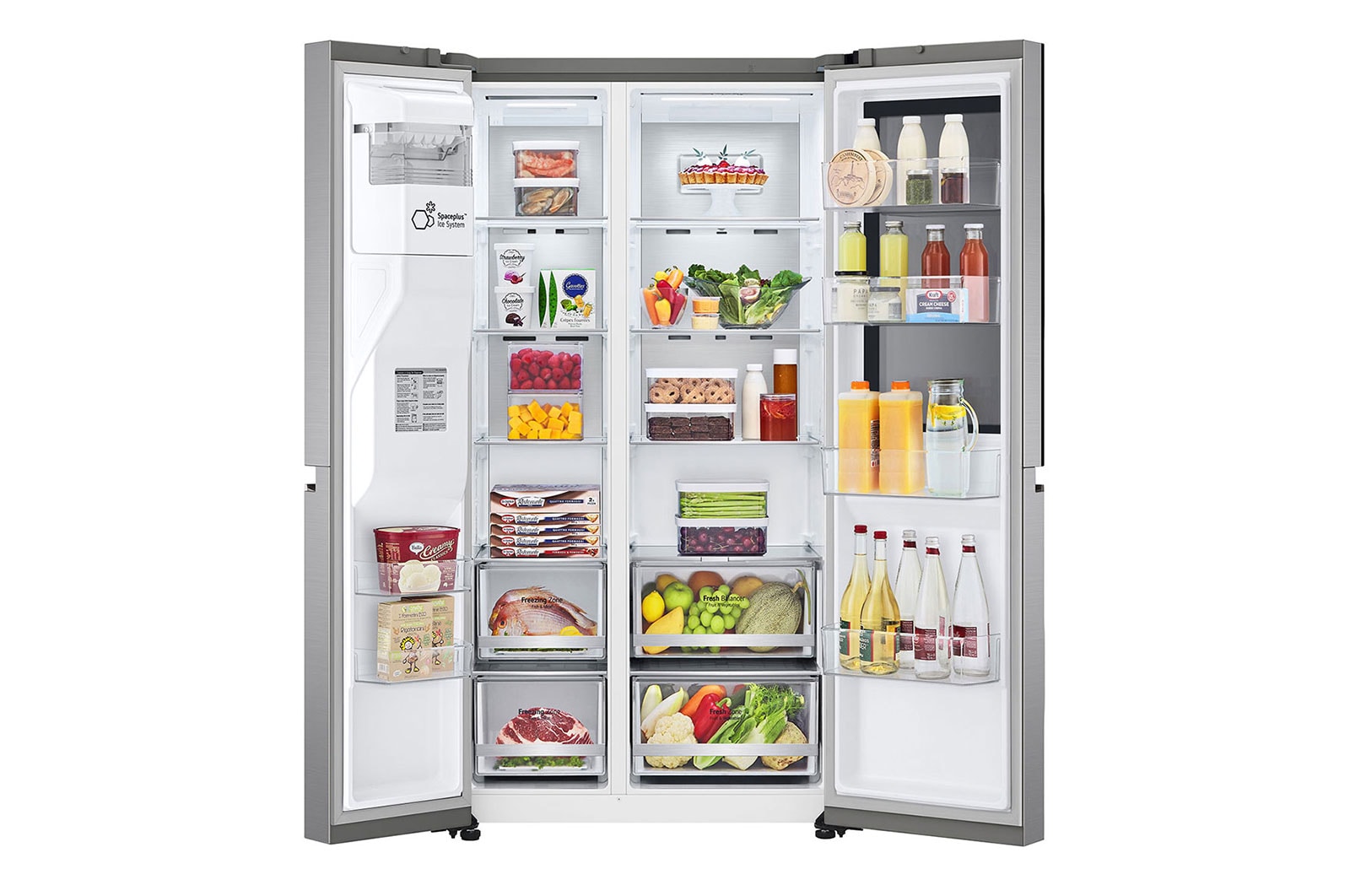 LG 24.5 Cu. Ft. InstaView™ Side by Side Refrigerator with Ice and Water Dispenser, RVS-G245PZ