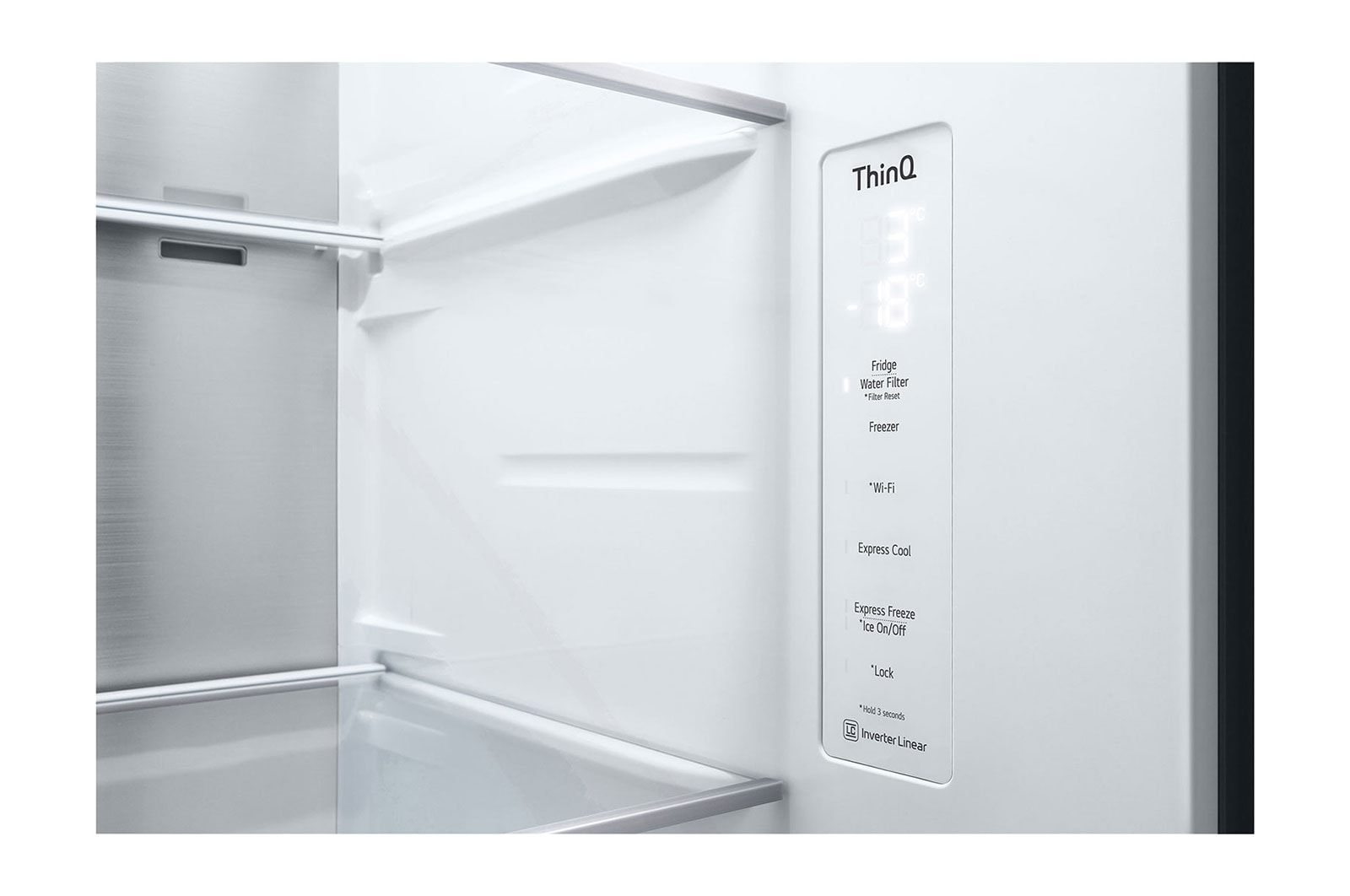 LG 24.5 Cu. Ft. InstaView™ Side by Side Refrigerator with Ice and Water Dispenser, RVS-G245PZ