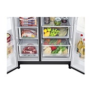 LG 24.5 Cu. Ft. Door-in-Door™ Side-by-Side Refrigerator with LinearCooling™, RVS-M245BM