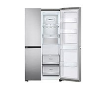 LG 24.5 Cu. Ft. Door-in-Door™ Side-by-Side Refrigerator in Noble Steel, RVS-M245NS