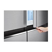 LG 24.5 Cu. Ft. Door-in-Door™ Side-by-Side Refrigerator in Noble Steel, RVS-M245NS