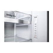 LG 24.5 Cu. Ft. Door-in-Door™ Side-by-Side Refrigerator in Noble Steel, RVS-M245NS