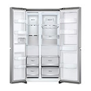 LG 24.5 Cu. Ft. Door-in-Door™ Side-by-Side Refrigerator in Noble Steel, RVS-M245NS