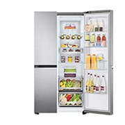 LG 24.5 Cu. Ft. Door-in-Door™ Side-by-Side Refrigerator in Noble Steel, RVS-M245NS