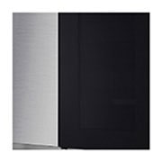 LG 24.5 Cu. Ft. InstaView Side-by-Side Refrigerator in Noble Steel, RVS-Q245NS