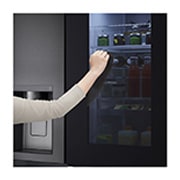 LG 23.8 Cu. Ft. InstaView Side-by-Side Refrigerator with Ice & Water Dispenser, RVS-X238MC