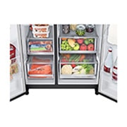 LG 23.8 Cu. Ft. InstaView Side-by-Side Refrigerator with Ice & Water Dispenser, RVS-X238MC