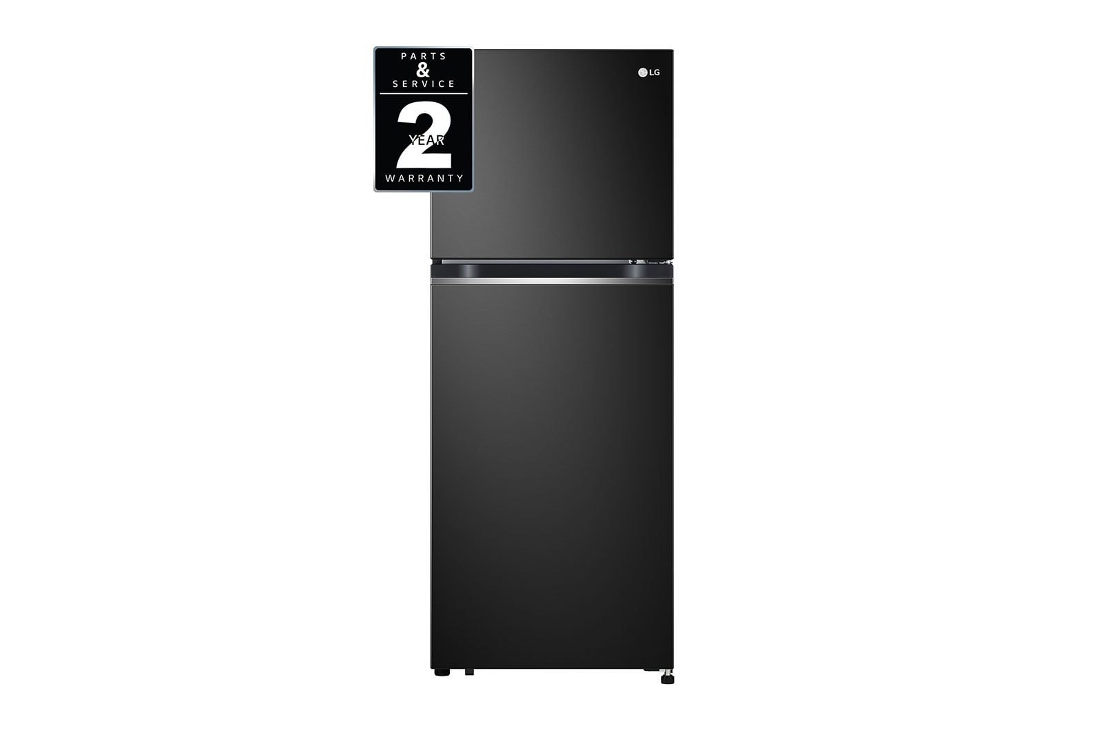 LG 8.3 Cu. Ft. Top Freezer Refrigerator in Black Steel, RVT-B083BS