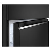 LG 8.3 Cu. Ft. Top Freezer Refrigerator in Black Steel, RVT-B083BS