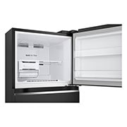 LG 9 Cu. Ft. Top Freezer Refrigerator in Black Steel, RVT-B093BS