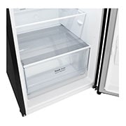 LG 9 Cu. Ft. Top Freezer Refrigerator in Black Steel, RVT-B093BS