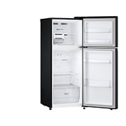 LG 9 Cu. Ft. Top Freezer Refrigerator in Black Steel, RVT-B093BS