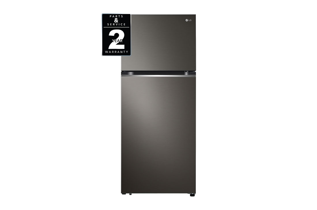 LG 11.9 Cu. Ft. Top Freezer Refrigerator in Black Steel, RVT-B119BS