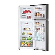 LG 11.9 Cu. Ft. Top Freezer Refrigerator in Black Steel, RVT-B119BS