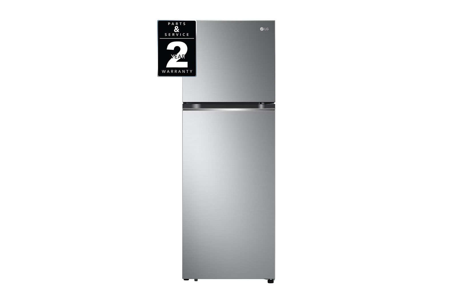 LG 12.7 Cu. Ft. Top Freezer Refrigerator in Platinum Silver, RVT-B127PZ