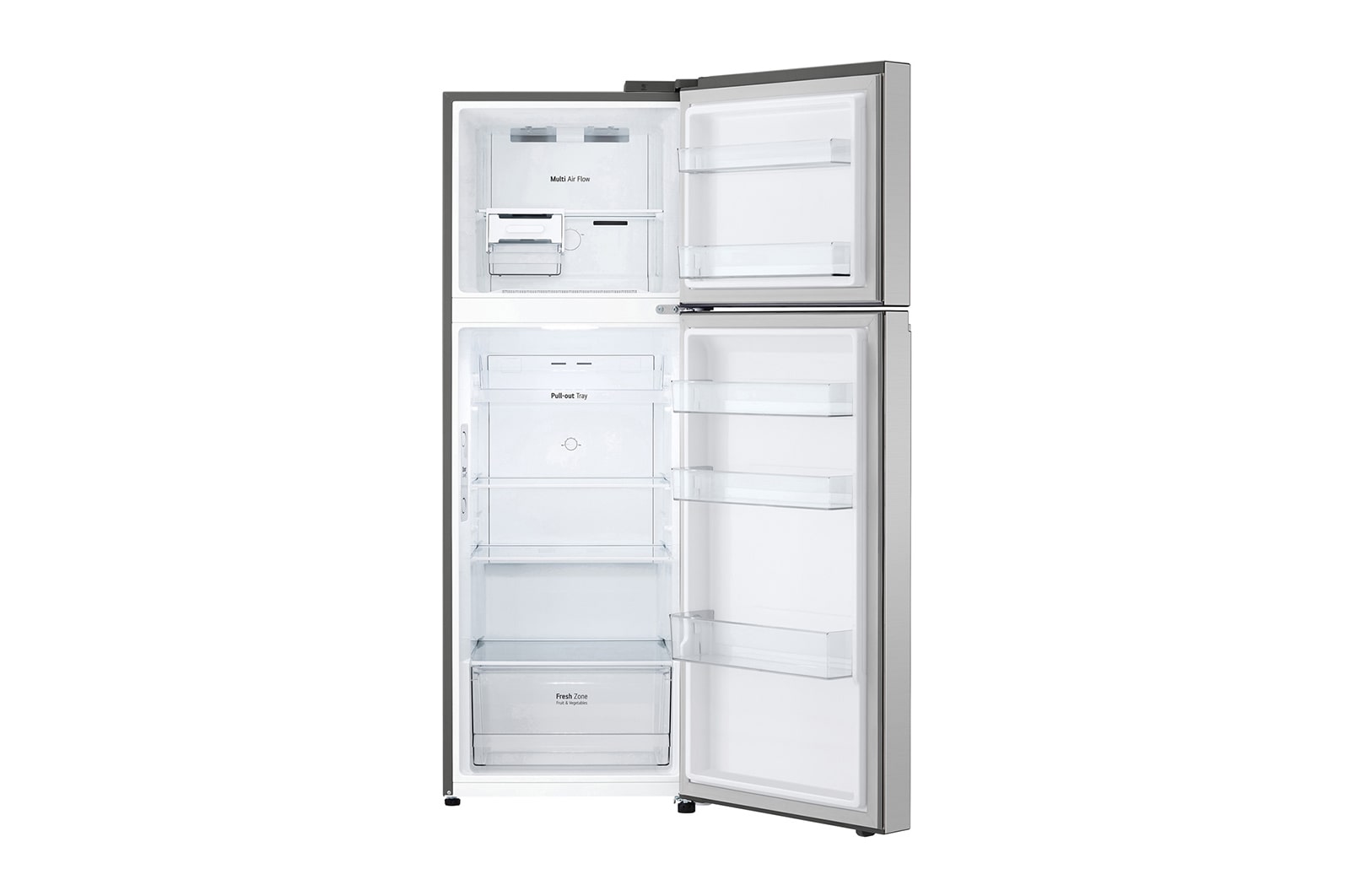LG 12.7 Cu. Ft. Top Freezer Refrigerator in Platinum Silver, RVT-B127PZ