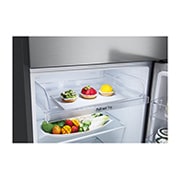 LG 12.7 Cu. Ft. Top Freezer Refrigerator in Platinum Silver, RVT-B127PZ