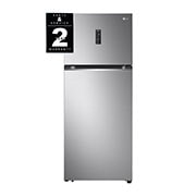 LG 14.5 Cu. Ft. Top Freezer Refrigerator in Platinum Silver, RVT-B145PZ