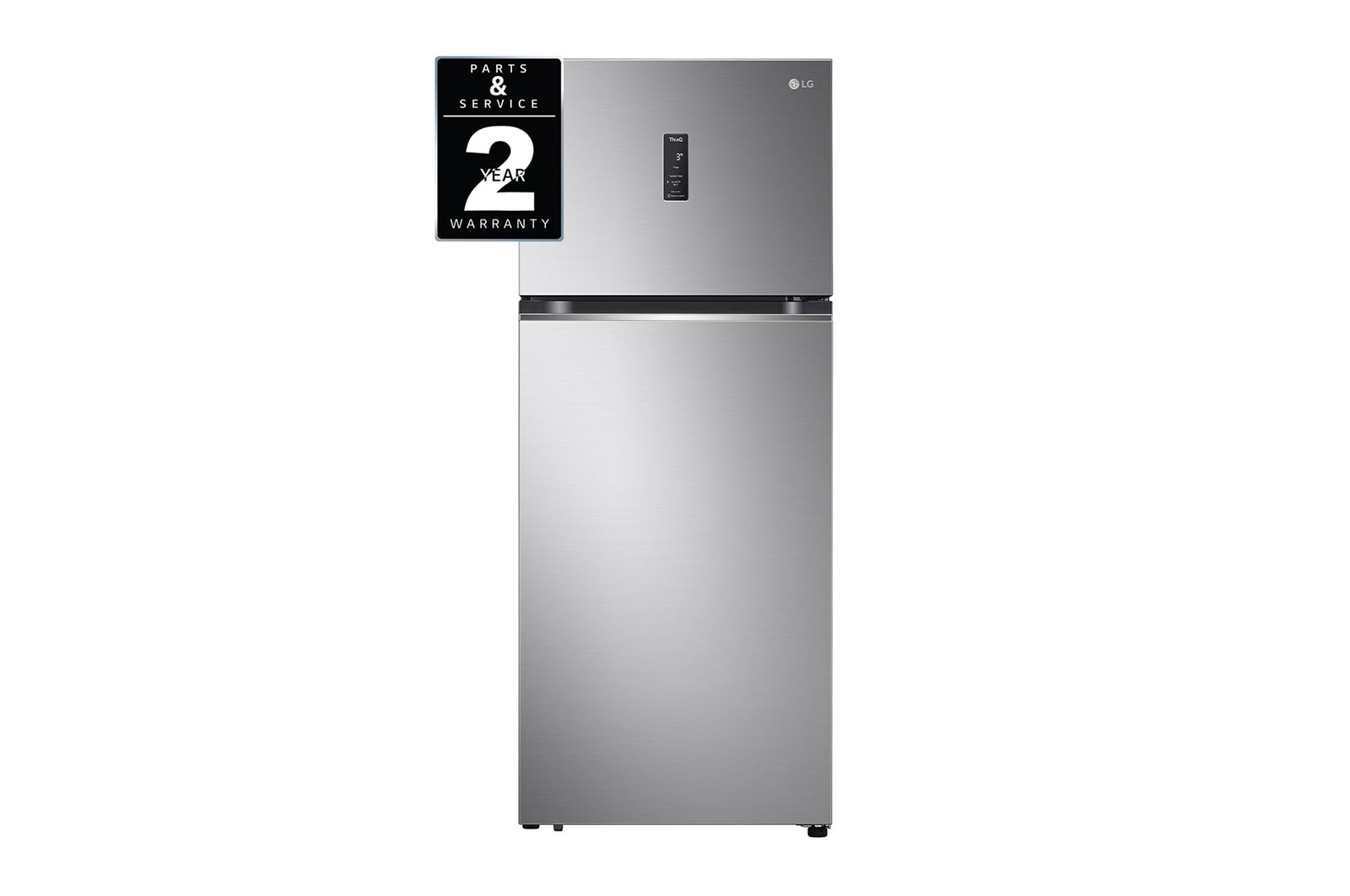 LG 14.5 Cu. Ft. Top Freezer Refrigerator in Platinum Silver, RVT-B145PZ