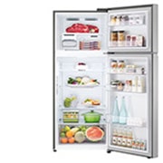 LG 14.5 Cu. Ft. Top Freezer Refrigerator in Platinum Silver, RVT-B145PZ