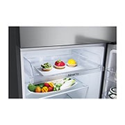 LG 14.5 Cu. Ft. Top Freezer Refrigerator in Platinum Silver, RVT-B145PZ