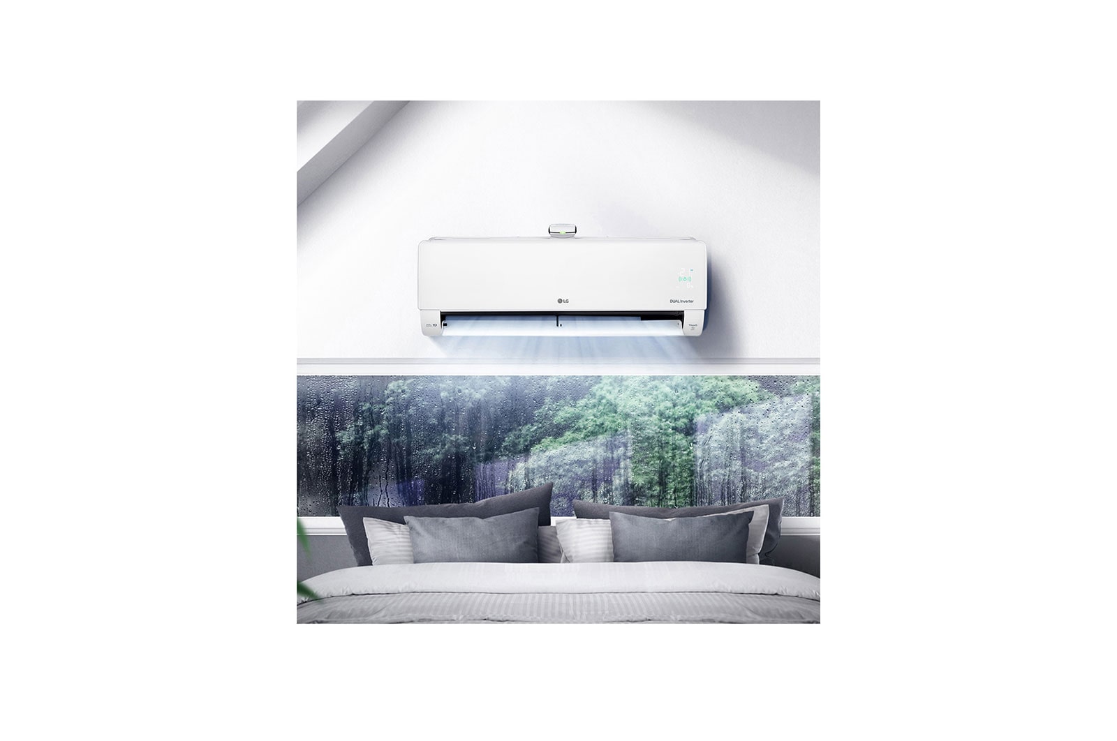 LG Split Type Dual Inverter Deluxe Aircon, HSN18APX