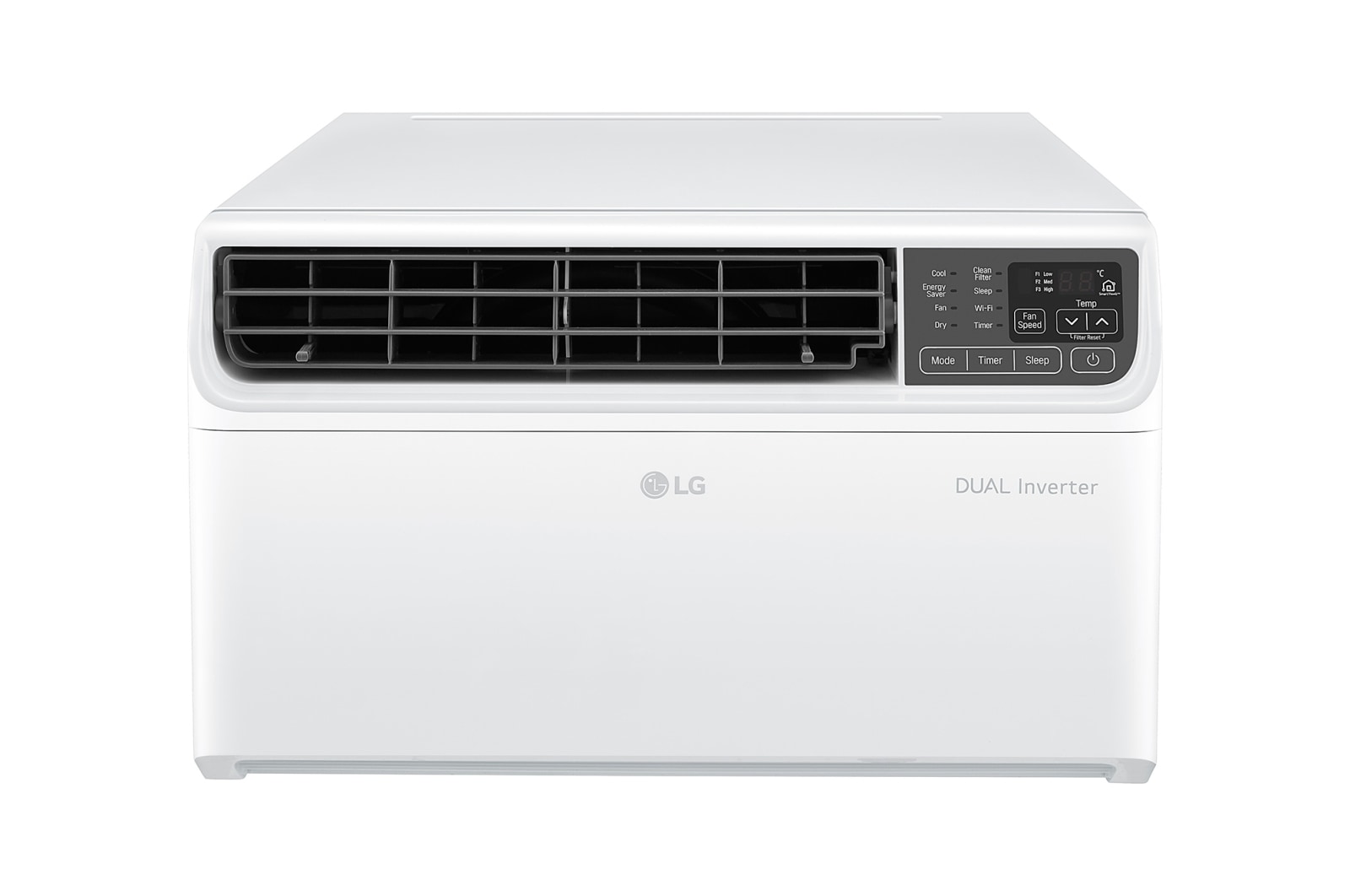 LG 1.0    HP, Dual Inverter Compressor, 70% Energy Saving, Anti-bacterial Filter, Sleep Mode, Window Inverter, Fast Cooling, 10-Year Compressor Warranty, LA100WC